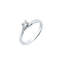 Anneau Gioielleria Dossena  Femme in Or blanc Diamante 0.26 Ct ANOR-270-253 VISCONTI - ANOR-270-253 VISCONTI